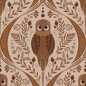 Owl pattern light