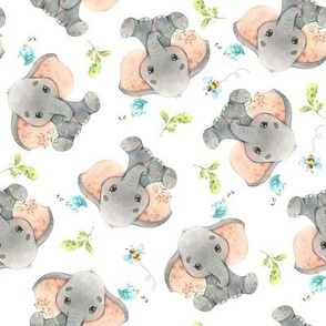 Elephants – Little Jungle Animal, Safari Nursery
