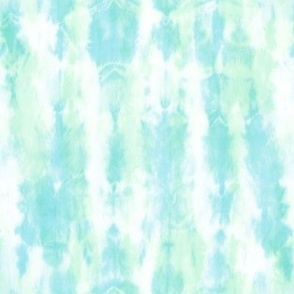 Light Blue and Green Tie-Dye Pattern