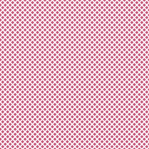 SF1C Bloom True Fabric Bright Pink and white geometric floral by Terri-Conrad-Designs