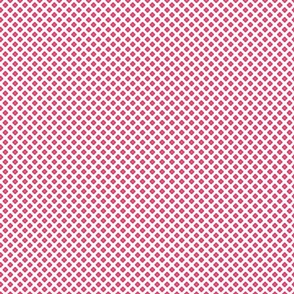 farmhouse style Bloom True Fabric Bright Pink and white geometric floral by Terri-Conrad-Designs