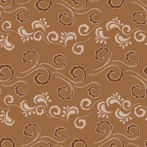 Paisley Tendrils - Santa Fe - Medium Scale