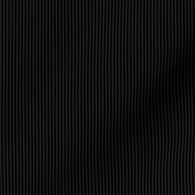 Black and Tonal Faded Black Micro Stripe