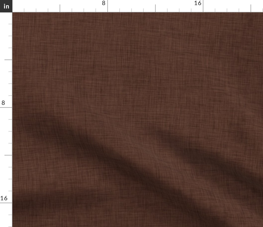 Dark Oak Brown- Earth Tone- Solid Color- Linen Texture- Faux Texture Wallpaper- Moody Brown- Natural Earth Tones- Fall- Autumn
