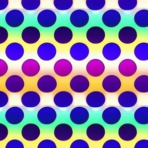 Colorful Irregular Polka Dots
