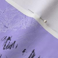 Paw print diamond checks in scratchboard - purple