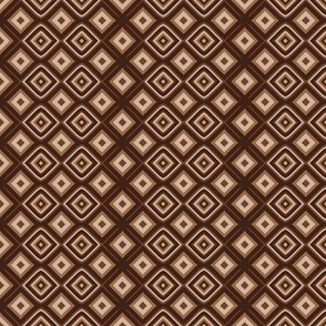 Geometric Reptile Skin Earth tones Brown shapes animal print 202