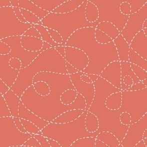 Dizzy Busy Bumblebee Path - Coral Pink