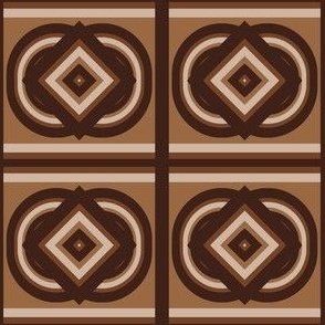 Bold earth tones brown abstract wallpaper Large 235