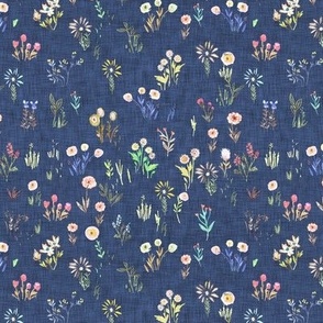 Field of Flowers  (royal blue) SML