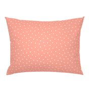 Polka Dots - Peachy Pink Med.