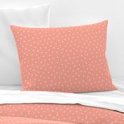 Polka Dots - Peachy Pink Med.