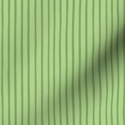 Spring Stripes - Green Med.