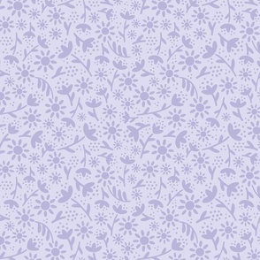 Ditsy Daisy Floral - Lavender