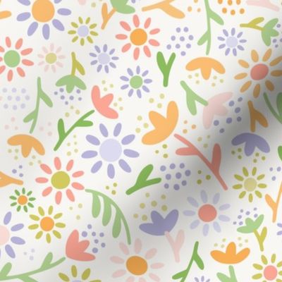 Ditsy Daisy Floral - Multi Color