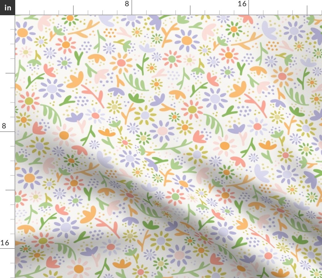 Ditsy Daisy Floral - Multi Color