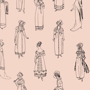 Regency Ladies - Ballet Pink