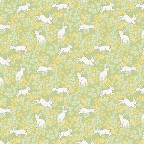 Bunny Hop // Spring Green and Yellow