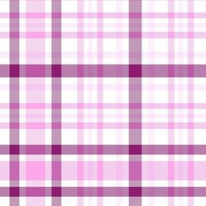 Shades of Jam and Pinks Fine Cottage Plaid
