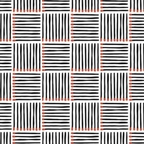Small // Matches checkerboard // White and Black