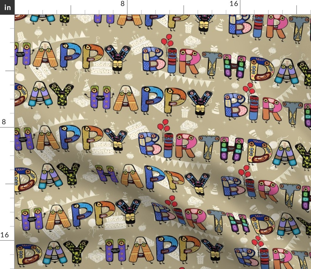 Happy Birthday party linens for children 