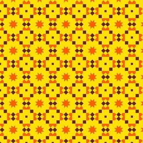 Bright Autumn Octagon Pattern