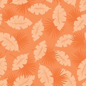 Palm Leaves - Orange