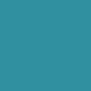 2F909F plain solid swatch time travel coordinate solid teal turquoise  for bed linen, wallpaper, solid sheets, quilt backings, crafts and apparel.