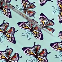 Butterflies on Pastel