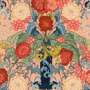 William Morris bouquet blush - M