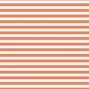 Pantone f87c56 Vibrant Orange Horizontal Stripe