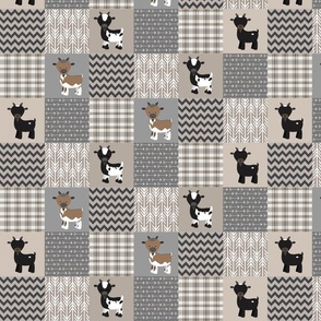 Small Goat Patchwork (2.5 inch)