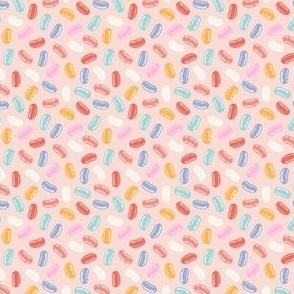 (micro scale) jelly beans - easter candy - pink - C23