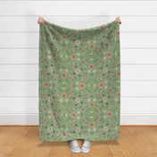 How Does Your Garden Grow - Blooming Buds Colorway - JUMBO SCALE - Geo Floral Collection