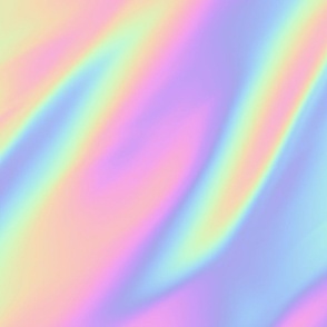 Y2K Futurism Iridescent Heatmap Ombre Gradient Waves (Large Scale)