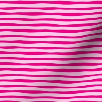 Magic Doodle Stripes RETRO - SMALL  - Hot Magenta Pink