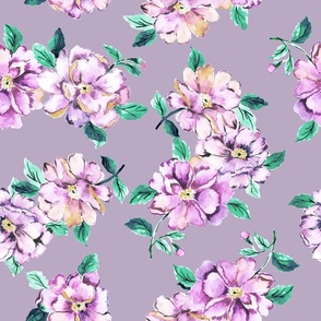 Lila's Floral Stems Wallpaper - Pink – Ayara Home