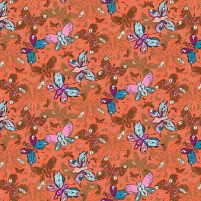 Moths in Color_Orange