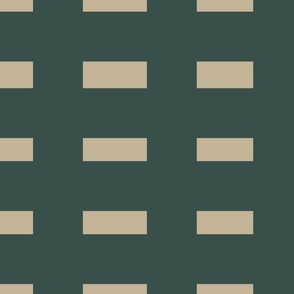 large scale geometric minimalist khaki basketweave