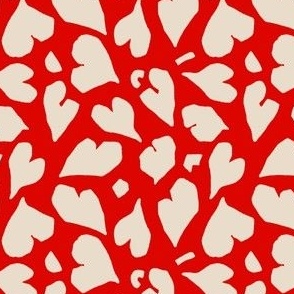 Beige Matisse Hearts