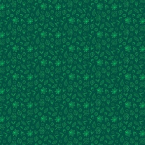 Autumn Leaves - SMALL - Forest Green