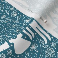 Laundry Day Line Drying, Aegean Teal