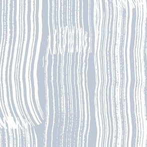 Brushed - Large - White on Plein Air blue 