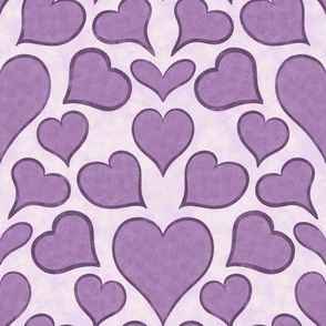 Purple Valentines Day Pattern 