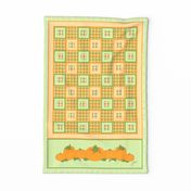 Pumpkin Patch Tea Towel