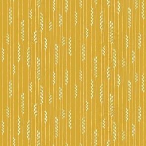 Small // Stripes of wheat // Gold Yellow