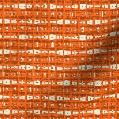   MCM Textured Horizontal Stripes - Orange 