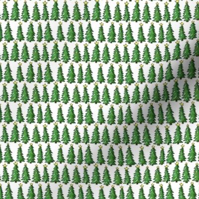 Christmas Holiday Evergreen Trees // little small scale tiny mini micro doll 