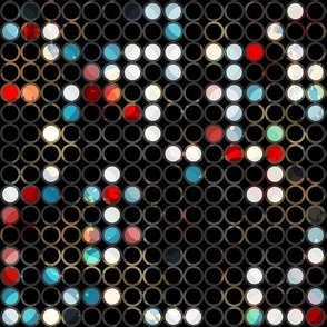 abstract grunge light color code dots