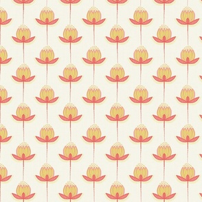 Riso Tulips in Yellow and Coral